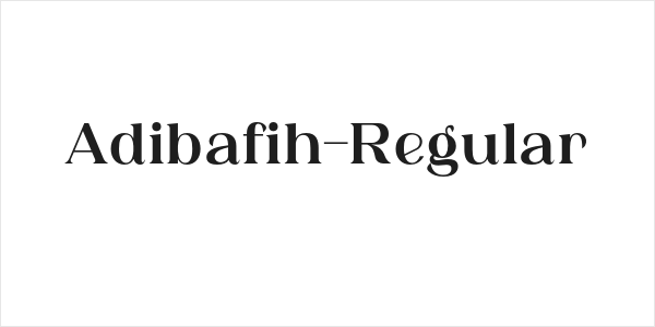 Adibafih-Regular Logo