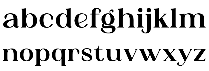 Adibafih-Regular Шрифта строчной