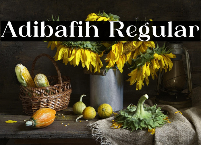 Adibafih Regular Example 1