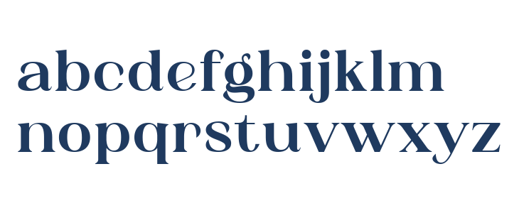 Adibafih Regular Lowercase