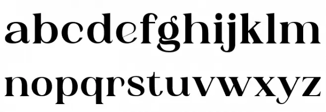Adibafih Regular Font LOWERCASE