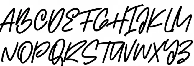 Adicttives Free Regular Font OTHER CHARS