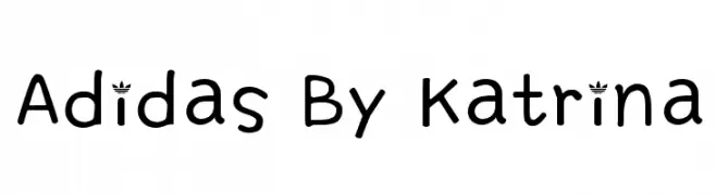 Adidas By Katrina  नि: शुल्क फ़ॉन्ट्स डाउनलोड