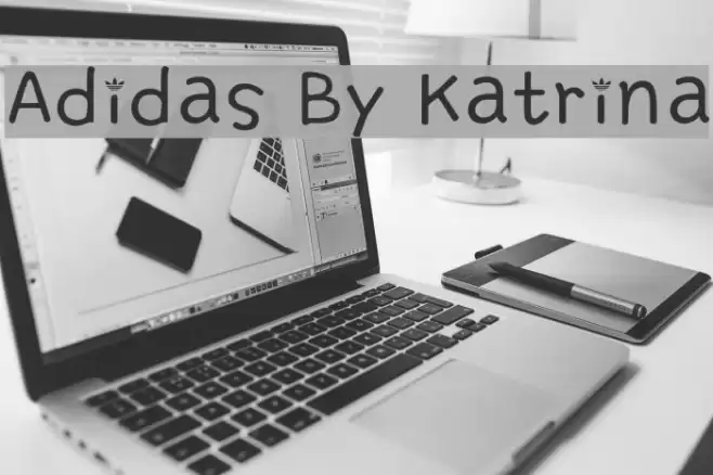 Adidas By Katrina Font examples