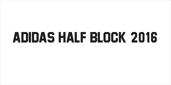 Adidas Half Block 2016 Logo