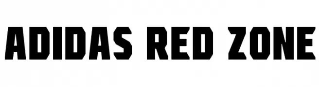 Adidas Red Zone  नि: शुल्क फ़ॉन्ट्स डाउनलोड