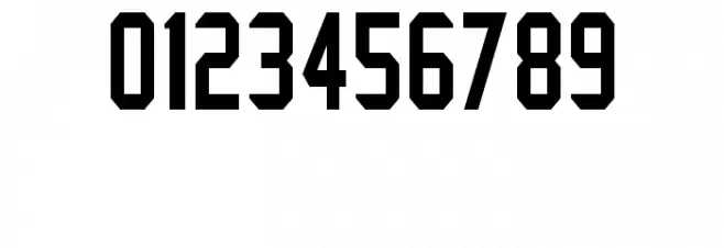 Adidas Red Zone Font OTHER CHARS