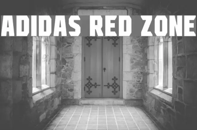 Adidas Red Zone Font examples