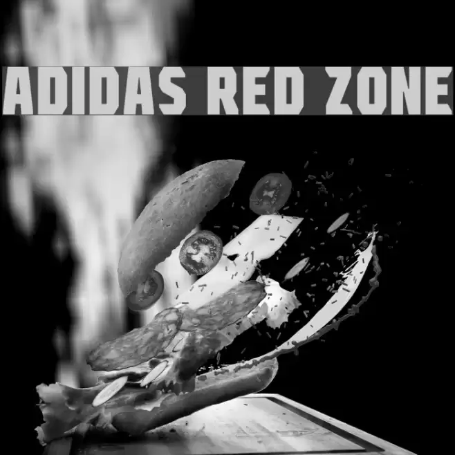 Adidas Red Zone Font examples