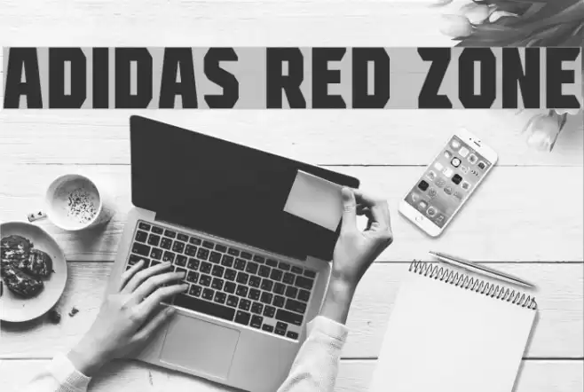 Adidas Red Zone Font examples