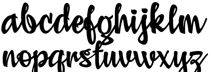 Adielle PERSONAL USE ONLY Font LOWERCASE