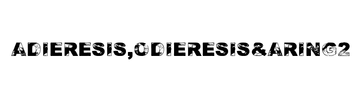 Adieresis, Odieresis & Aring 2 Font