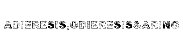 Adieresis, Odieresis & Aring  नि: शुल्क फ़ॉन्ट्स डाउनलोड