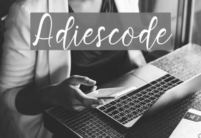 Adiescode Font examples