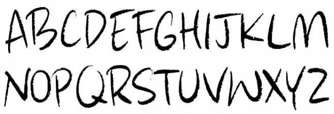 Adieu Mon Ami DEMO Regular Font Litere mari