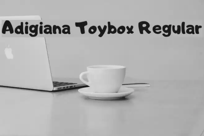 Adigiana Toybox Regular Font examples