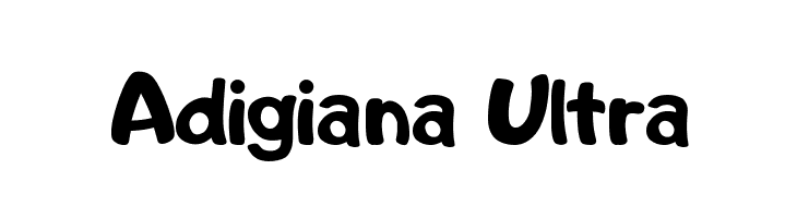 Adigiana Ultra  Free Fonts Download
