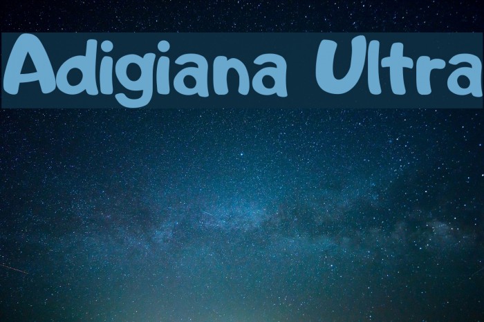 Adigiana Ultra Example 1