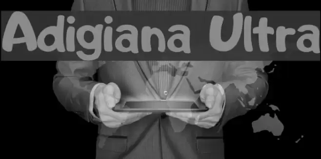 Adigiana Ultra Font examples