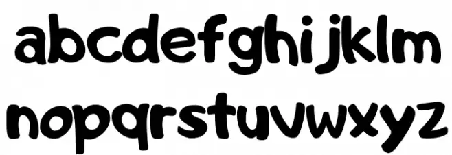 Adigiana Ultra फ़ॉन्ट लोअरकेस