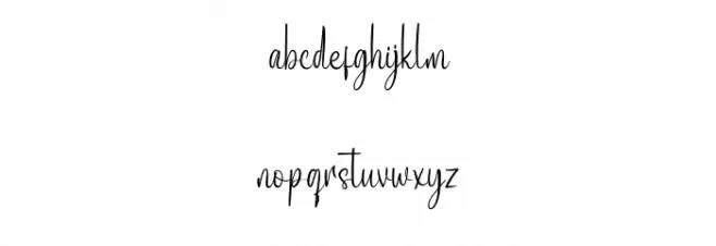 Adigussto Personal Use Schriftart Kleinbuchstaben