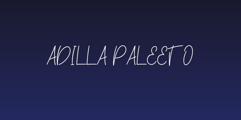 Adilla Paleeto Social Header