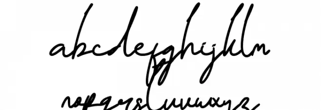 Adilla Paleeto Font LOWERCASE