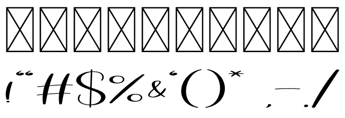 Adina Elodie Font OTHER CHARS
