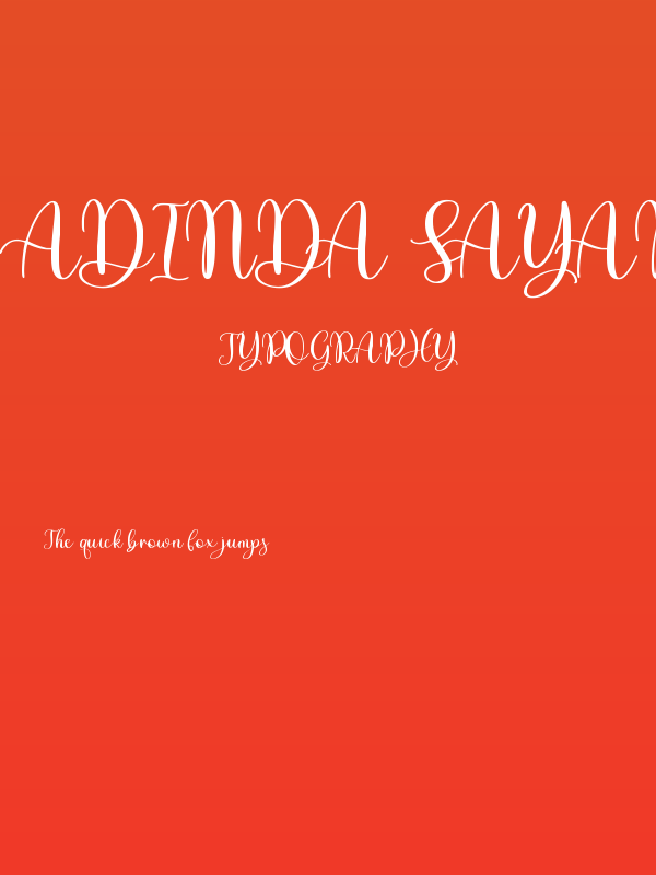 Adinda Sayang Poster