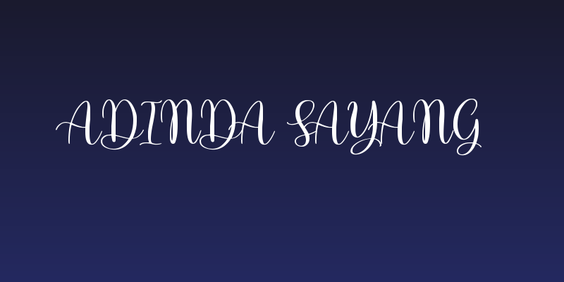 Adinda Sayang Social Header
