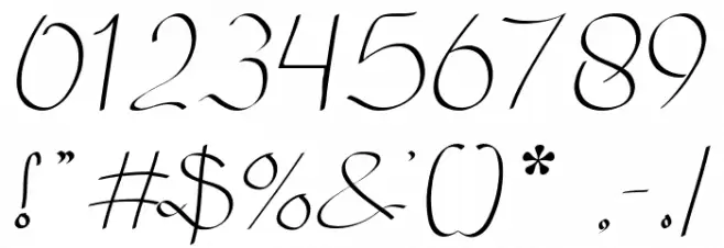 Adinda Font OTHER CHARS