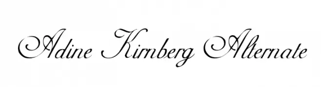 Adine Kirnberg Alternate  Frei Schriftart Herunterladen