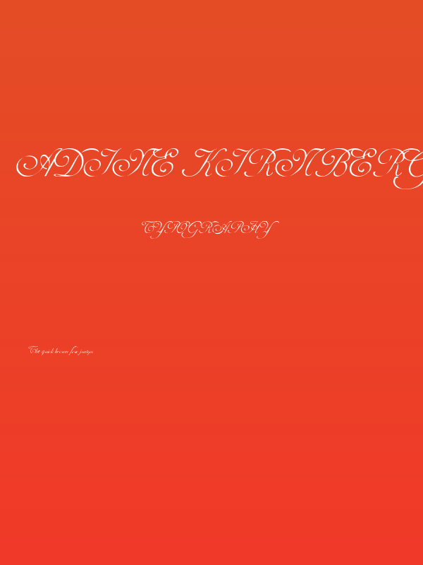 Adine Kirnberg Alternate Poster