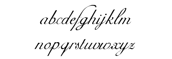 Adine Kirnberg Alternate Font LOWERCASE