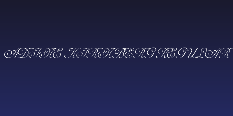 Adine Kirnberg Regular Social Header