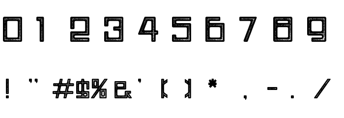 Adine grunge Font OTHER CHARS