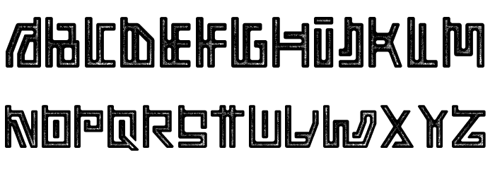 Adine grunge Font LOWERCASE