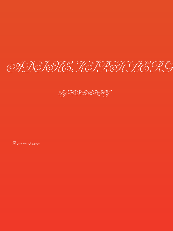 AdineKirnberg Regular Poster