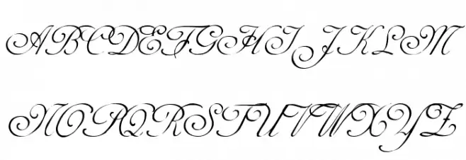 AdineKirnberg-Script Шрифта ВЕРХНИЙ