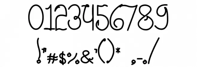 Adipilia Font OTHER CHARS