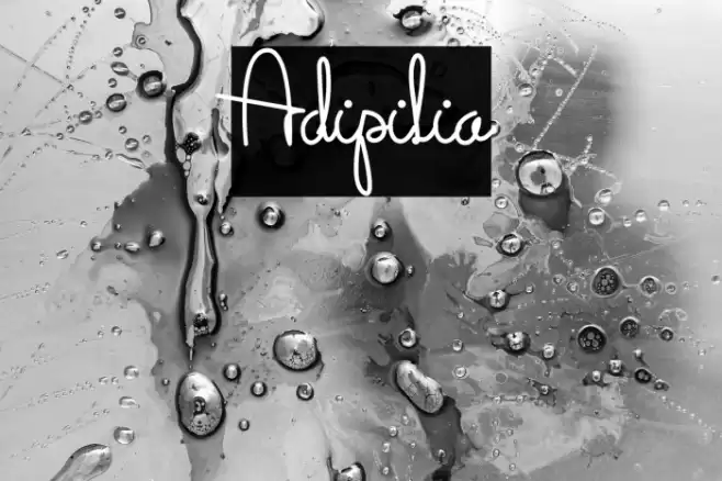 Adipilia Font examples