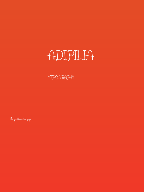 Adipilia Poster