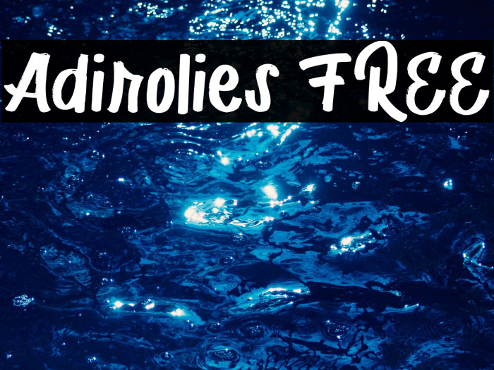 Adirolies FREE Example 2