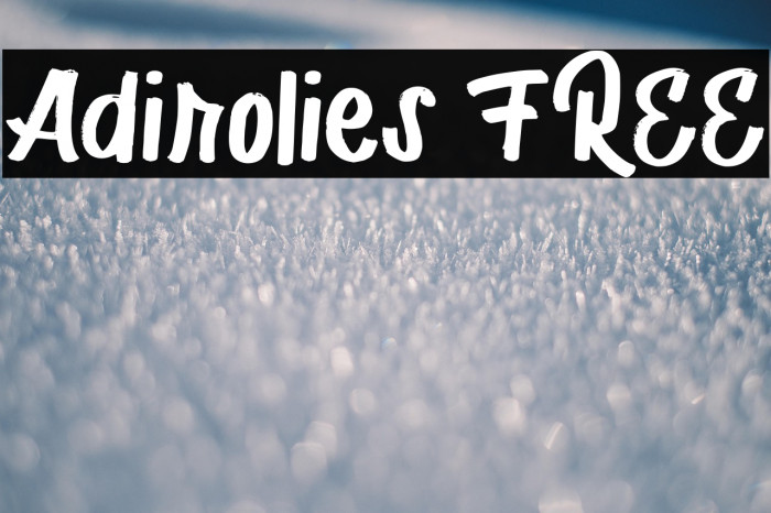 Adirolies FREE Example 3