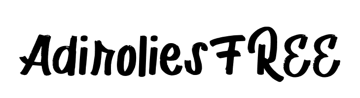 AdiroliesFREE  नि: शुल्क फ़ॉन्ट्स डाउनलोड