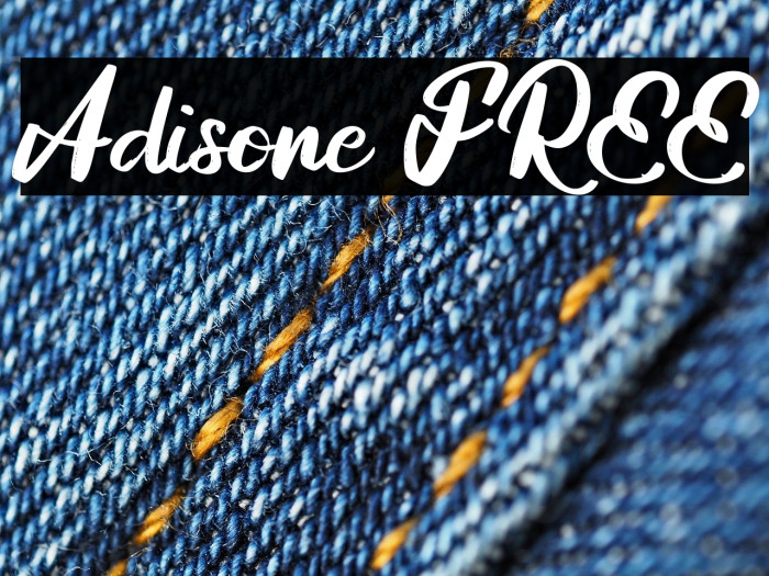 Adisone FREE Example 1