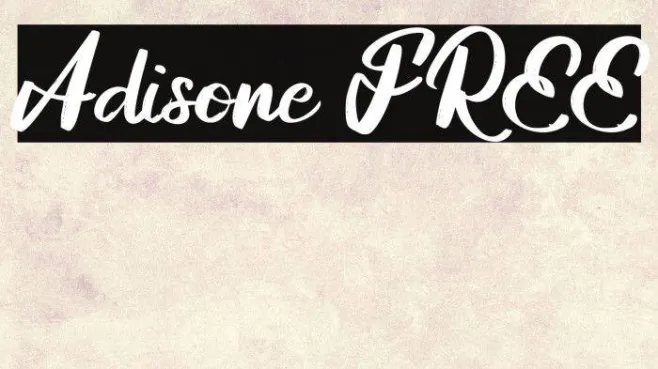 Adisone FREE Example 2