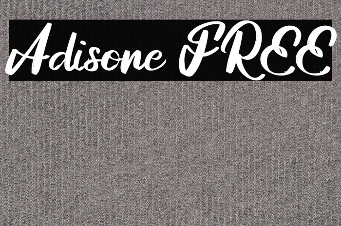 Adisone FREE Example 3