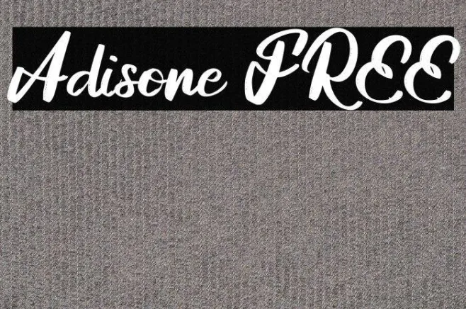 Adisone FREE Example 3