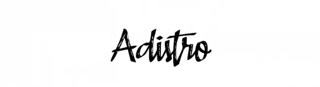 Adistro  नि: शुल्क फ़ॉन्ट्स डाउनलोड